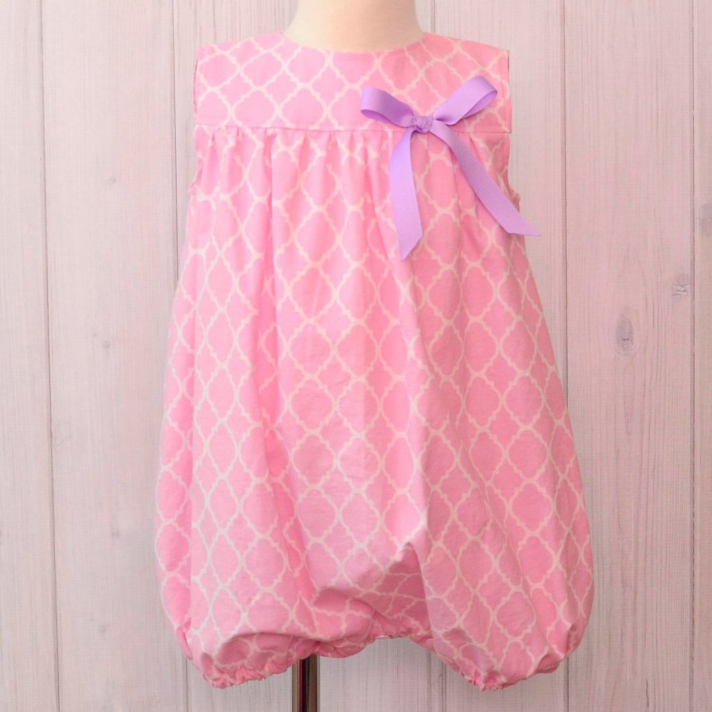 Light Pink Bubble Romper for Toddlers